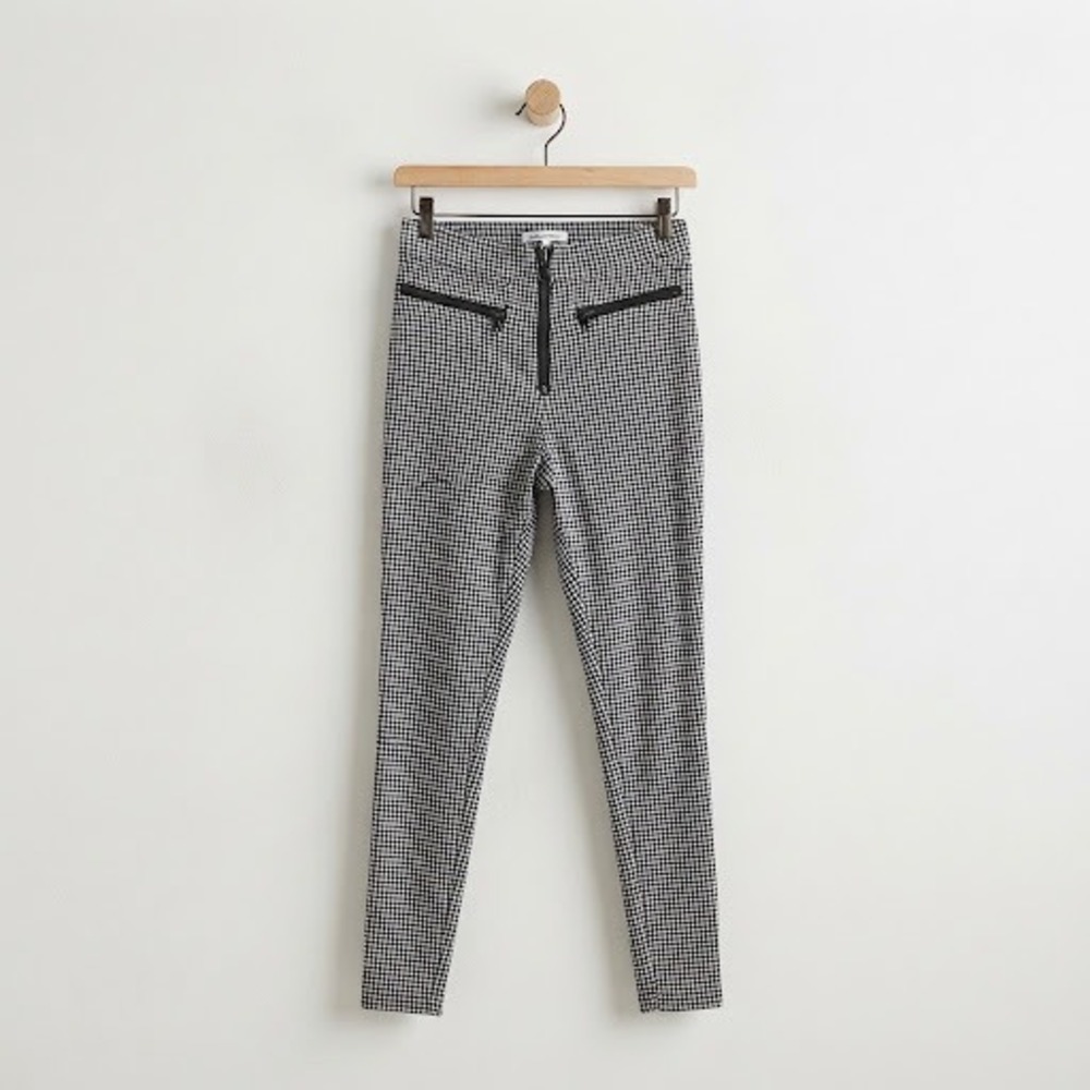 Urban Outfitters Susie Plaid Zip Pants Indie Aesthetic Dark Academia Sz 4